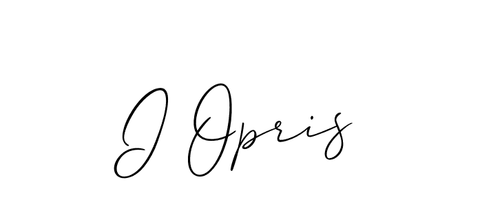 Best and Professional Signature Style for I Opris. Allison_Script Best Signature Style Collection. I Opris signature style 2 images and pictures png