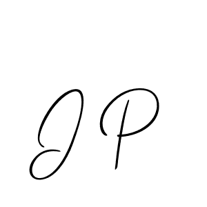 How to make I P signature? Allison_Script is a professional autograph style. Create handwritten signature for I P name. I P signature style 2 images and pictures png