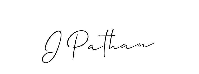 Also we have I Pathan name is the best signature style. Create professional handwritten signature collection using Allison_Script autograph style. I Pathan signature style 2 images and pictures png