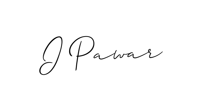 Best and Professional Signature Style for I Pawar. Allison_Script Best Signature Style Collection. I Pawar signature style 2 images and pictures png