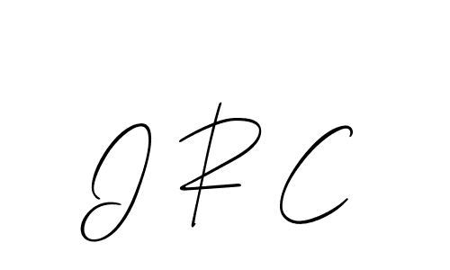 Design your own signature with our free online signature maker. With this signature software, you can create a handwritten (Allison_Script) signature for name I R C. I R C signature style 2 images and pictures png