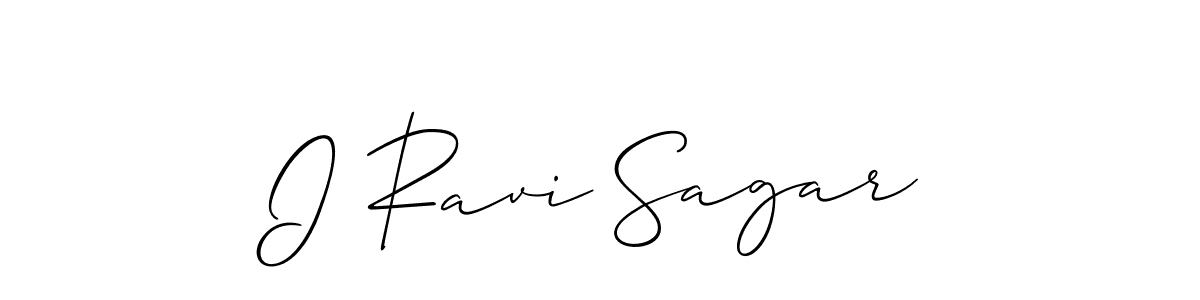 I Ravi Sagar stylish signature style. Best Handwritten Sign (Allison_Script) for my name. Handwritten Signature Collection Ideas for my name I Ravi Sagar. I Ravi Sagar signature style 2 images and pictures png