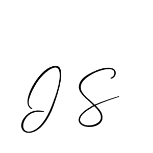 I S stylish signature style. Best Handwritten Sign (Allison_Script) for my name. Handwritten Signature Collection Ideas for my name I S. I S signature style 2 images and pictures png