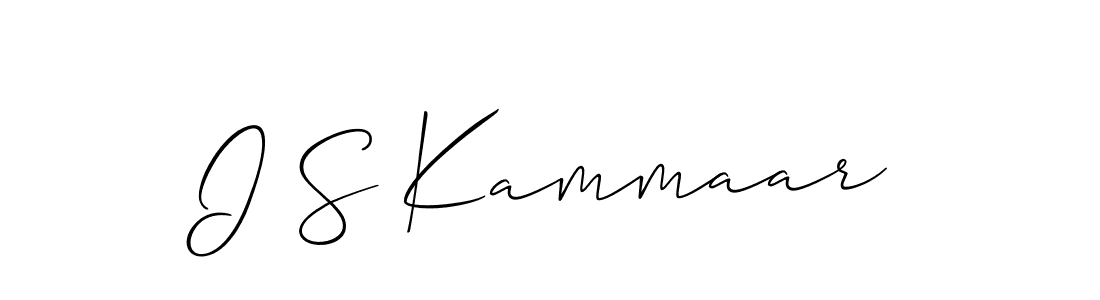Best and Professional Signature Style for I S Kammaar. Allison_Script Best Signature Style Collection. I S Kammaar signature style 2 images and pictures png