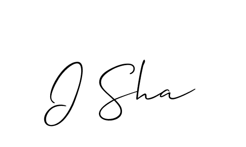 This is the best signature style for the I Sha name. Also you like these signature font (Allison_Script). Mix name signature. I Sha signature style 2 images and pictures png