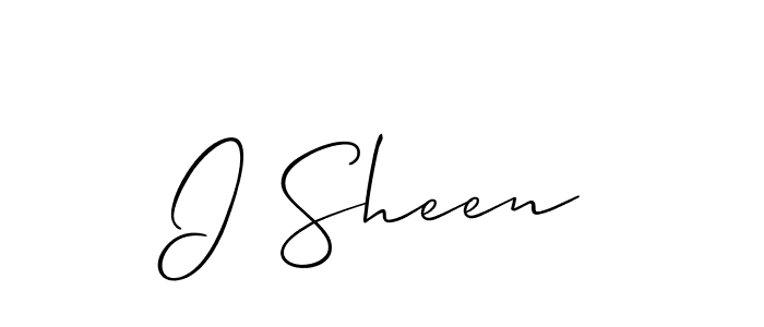 This is the best signature style for the I Sheen name. Also you like these signature font (Allison_Script). Mix name signature. I Sheen signature style 2 images and pictures png