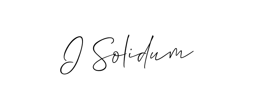 Check out images of Autograph of I Solidum name. Actor I Solidum Signature Style. Allison_Script is a professional sign style online. I Solidum signature style 2 images and pictures png