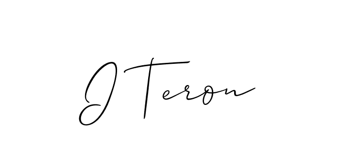 Here are the top 10 professional signature styles for the name I Teron. These are the best autograph styles you can use for your name. I Teron signature style 2 images and pictures png