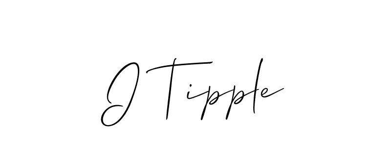 if you are searching for the best signature style for your name I Tipple. so please give up your signature search. here we have designed multiple signature styles  using Allison_Script. I Tipple signature style 2 images and pictures png