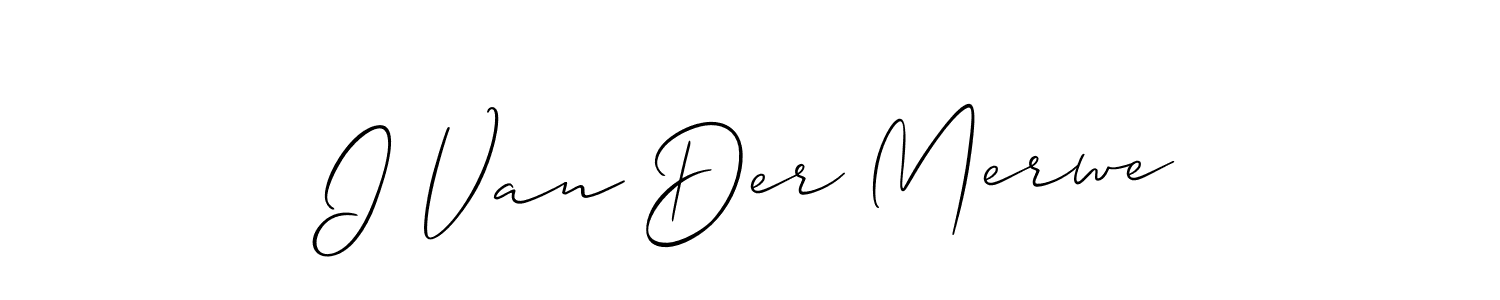 Here are the top 10 professional signature styles for the name I Van Der Merwe. These are the best autograph styles you can use for your name. I Van Der Merwe signature style 2 images and pictures png