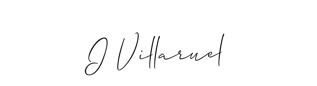 Allison_Script is a professional signature style that is perfect for those who want to add a touch of class to their signature. It is also a great choice for those who want to make their signature more unique. Get I Villaruel name to fancy signature for free. I Villaruel signature style 2 images and pictures png