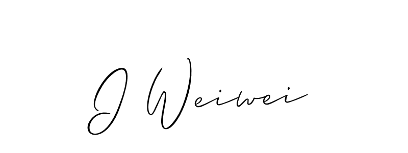 You can use this online signature creator to create a handwritten signature for the name I Weiwei. This is the best online autograph maker. I Weiwei signature style 2 images and pictures png