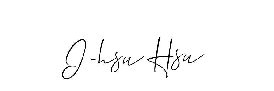 Best and Professional Signature Style for I-hsu Hsu. Allison_Script Best Signature Style Collection. I-hsu Hsu signature style 2 images and pictures png