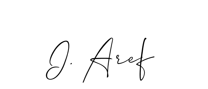 See photos of I. Aref official signature by Spectra . Check more albums & portfolios. Read reviews & check more about Allison_Script font. I. Aref signature style 2 images and pictures png