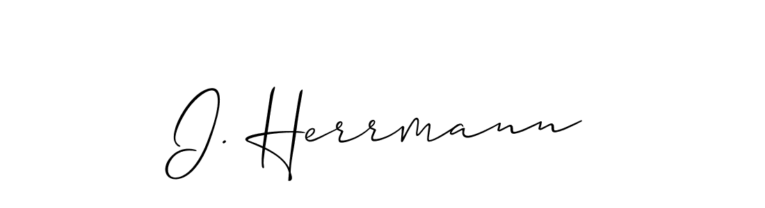 I. Herrmann stylish signature style. Best Handwritten Sign (Allison_Script) for my name. Handwritten Signature Collection Ideas for my name I. Herrmann. I. Herrmann signature style 2 images and pictures png