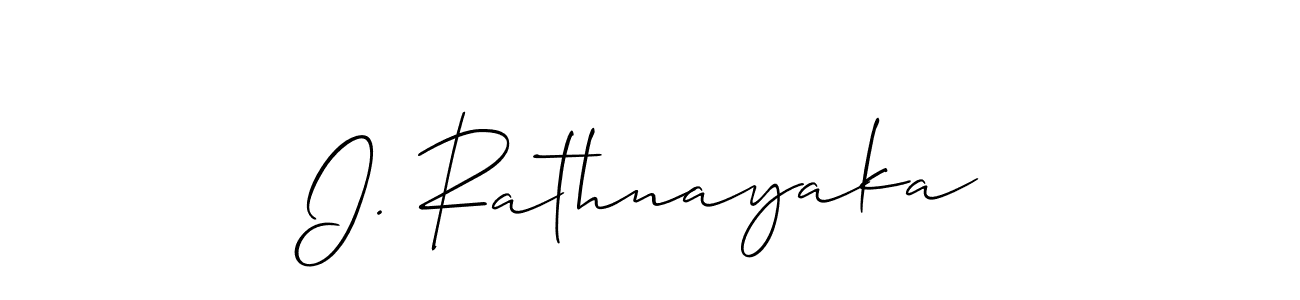 Also we have I. Rathnayaka name is the best signature style. Create professional handwritten signature collection using Allison_Script autograph style. I. Rathnayaka signature style 2 images and pictures png