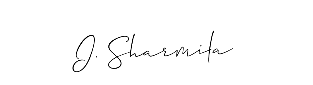 I. Sharmila stylish signature style. Best Handwritten Sign (Allison_Script) for my name. Handwritten Signature Collection Ideas for my name I. Sharmila. I. Sharmila signature style 2 images and pictures png