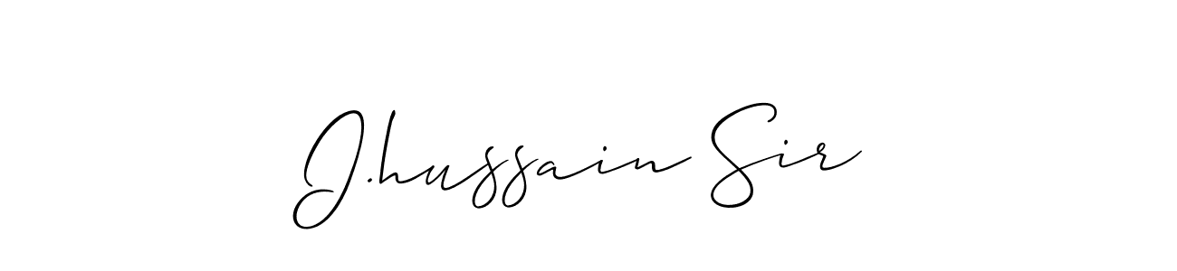 Similarly Allison_Script is the best handwritten signature design. Signature creator online .You can use it as an online autograph creator for name I.hussain Sir. I.hussain Sir signature style 2 images and pictures png