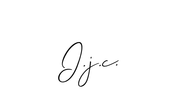 See photos of I.j.c. official signature by Spectra . Check more albums & portfolios. Read reviews & check more about Allison_Script font. I.j.c. signature style 2 images and pictures png