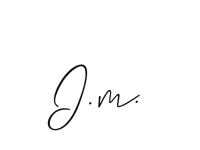 Use a signature maker to create a handwritten signature online. With this signature software, you can design (Allison_Script) your own signature for name I.m.. I.m. signature style 2 images and pictures png