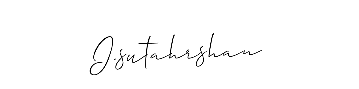 Once you've used our free online signature maker to create your best signature Allison_Script style, it's time to enjoy all of the benefits that I.sutahrshan name signing documents. I.sutahrshan signature style 2 images and pictures png