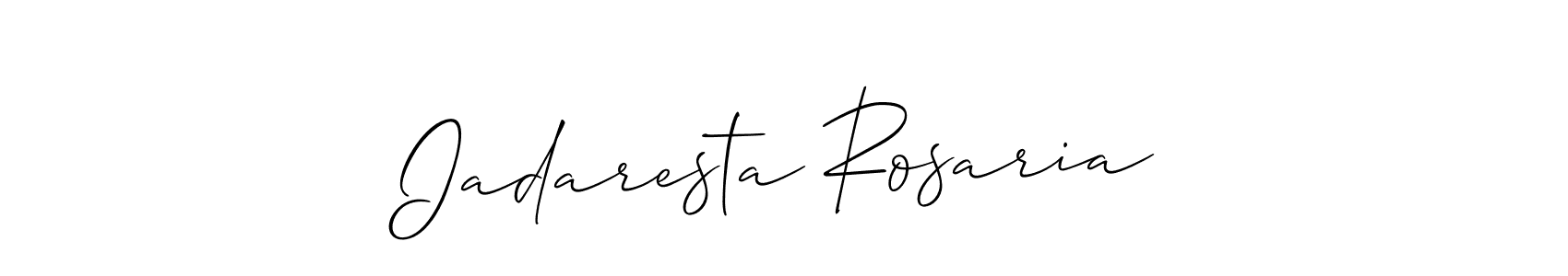 Also You can easily find your signature by using the search form. We will create Iadaresta Rosaria name handwritten signature images for you free of cost using Allison_Script sign style. Iadaresta Rosaria signature style 2 images and pictures png