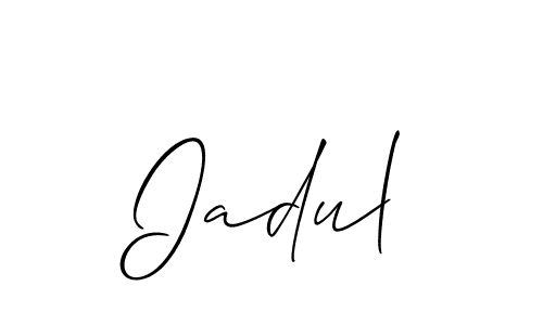 Check out images of Autograph of Iadul name. Actor Iadul Signature Style. Allison_Script is a professional sign style online. Iadul signature style 2 images and pictures png