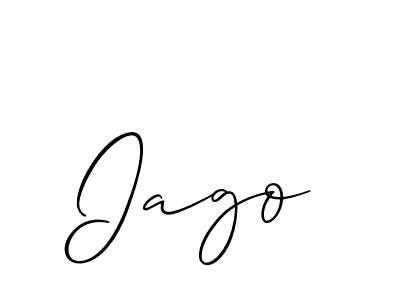 Make a short Iago signature style. Manage your documents anywhere anytime using Allison_Script. Create and add eSignatures, submit forms, share and send files easily. Iago signature style 2 images and pictures png