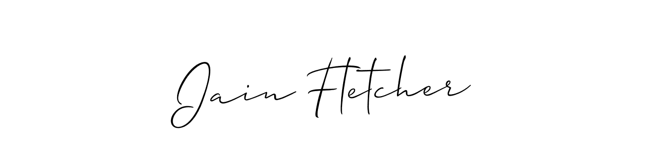 Make a short Iain Fletcher signature style. Manage your documents anywhere anytime using Allison_Script. Create and add eSignatures, submit forms, share and send files easily. Iain Fletcher signature style 2 images and pictures png