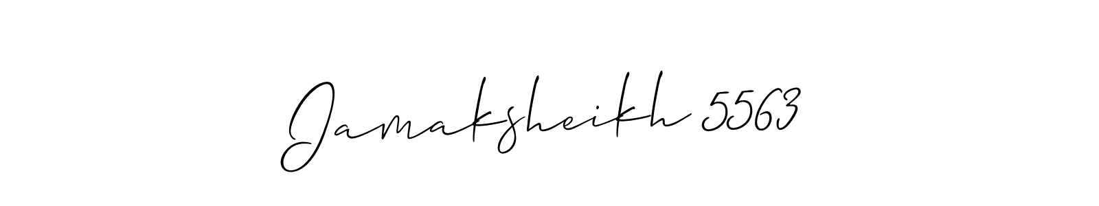 How to make Iamaksheikh 5563 signature? Allison_Script is a professional autograph style. Create handwritten signature for Iamaksheikh 5563 name. Iamaksheikh 5563 signature style 2 images and pictures png