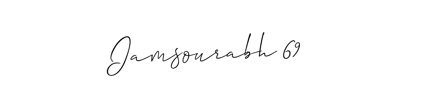 Create a beautiful signature design for name Iamsourabh 69 . With this signature (Allison_Script) fonts, you can make a handwritten signature for free. Iamsourabh 69  signature style 2 images and pictures png