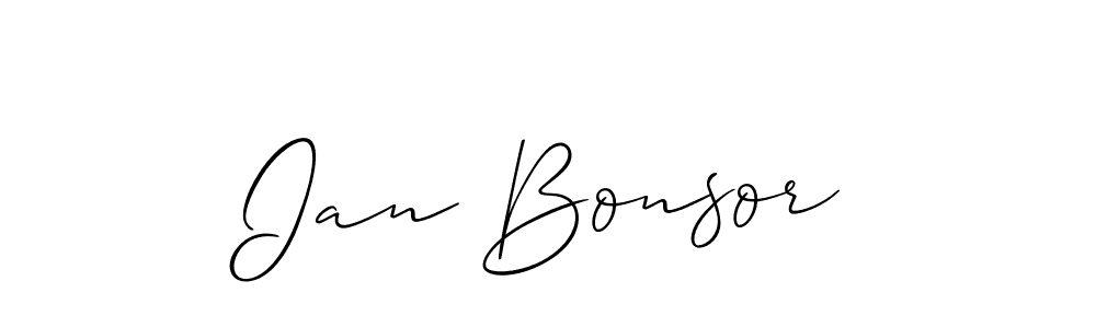 Also You can easily find your signature by using the search form. We will create Ian Bonsor name handwritten signature images for you free of cost using Allison_Script sign style. Ian Bonsor signature style 2 images and pictures png
