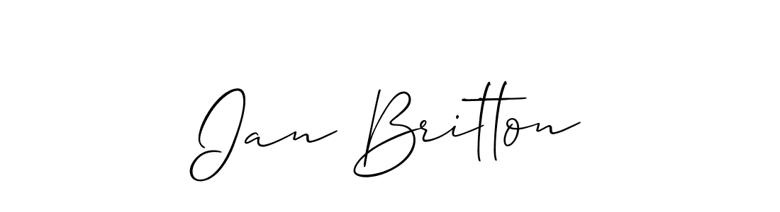 Make a short Ian Britton signature style. Manage your documents anywhere anytime using Allison_Script. Create and add eSignatures, submit forms, share and send files easily. Ian Britton signature style 2 images and pictures png