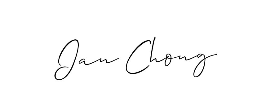 See photos of Ian Chong official signature by Spectra . Check more albums & portfolios. Read reviews & check more about Allison_Script font. Ian Chong signature style 2 images and pictures png