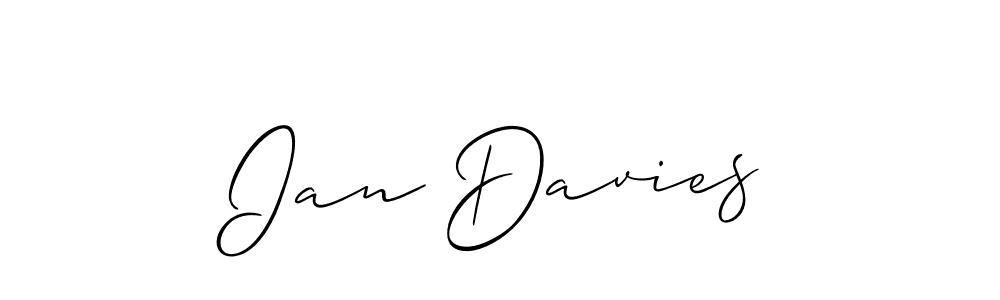 Design your own signature with our free online signature maker. With this signature software, you can create a handwritten (Allison_Script) signature for name Ian Davies. Ian Davies signature style 2 images and pictures png