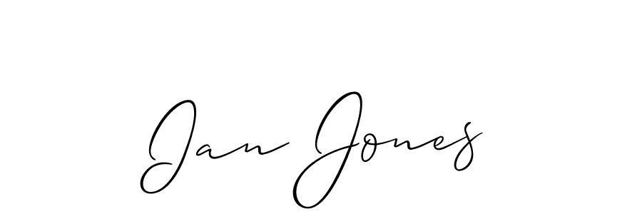 Make a short Ian Jones signature style. Manage your documents anywhere anytime using Allison_Script. Create and add eSignatures, submit forms, share and send files easily. Ian Jones signature style 2 images and pictures png