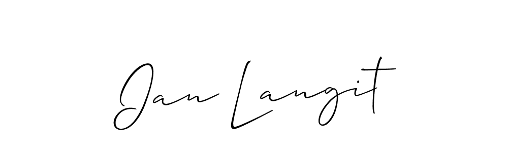 Check out images of Autograph of Ian Langit name. Actor Ian Langit Signature Style. Allison_Script is a professional sign style online. Ian Langit signature style 2 images and pictures png