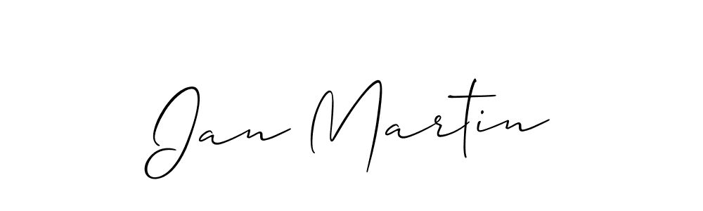 Best and Professional Signature Style for Ian Martin. Allison_Script Best Signature Style Collection. Ian Martin signature style 2 images and pictures png