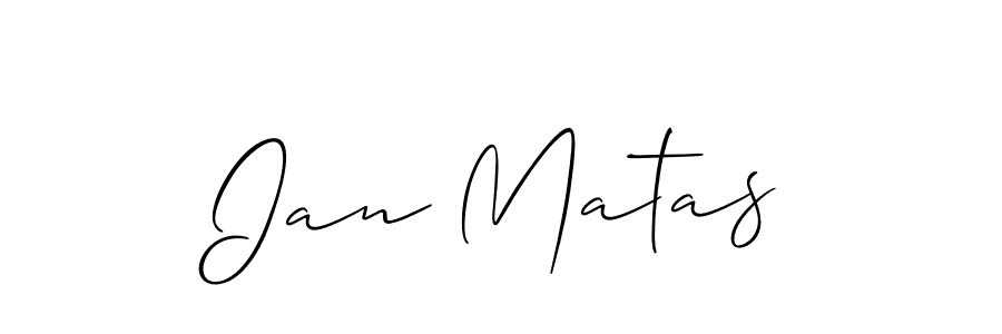 Make a beautiful signature design for name Ian Matas. Use this online signature maker to create a handwritten signature for free. Ian Matas signature style 2 images and pictures png