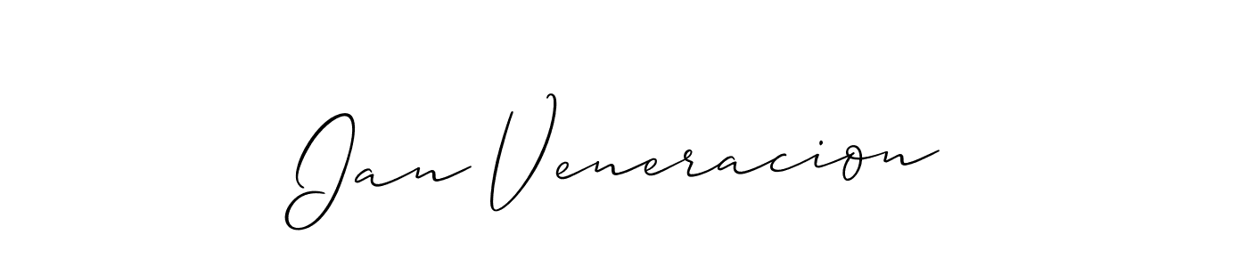 Best and Professional Signature Style for Ian Veneracion. Allison_Script Best Signature Style Collection. Ian Veneracion signature style 2 images and pictures png