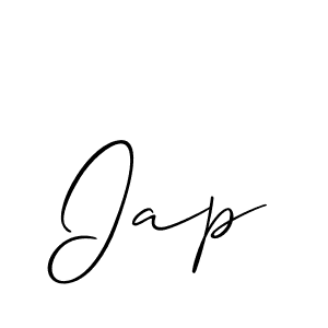 Use a signature maker to create a handwritten signature online. With this signature software, you can design (Allison_Script) your own signature for name Iap. Iap signature style 2 images and pictures png