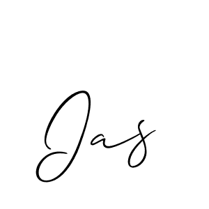 How to make Ias signature? Allison_Script is a professional autograph style. Create handwritten signature for Ias name. Ias signature style 2 images and pictures png