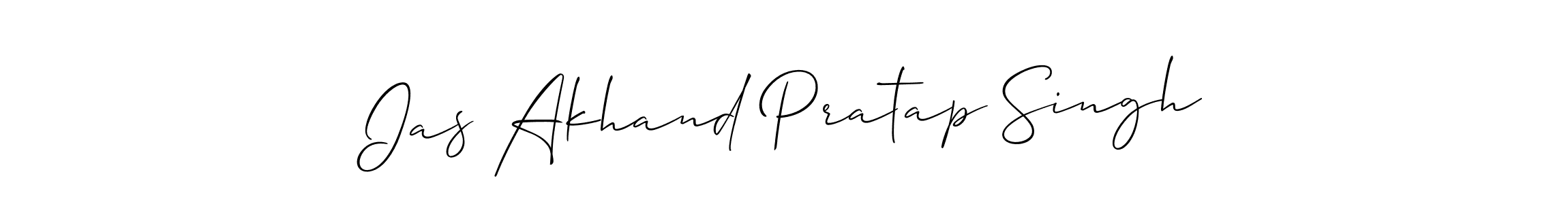 Use a signature maker to create a handwritten signature online. With this signature software, you can design (Allison_Script) your own signature for name Ias Akhand Pratap Singh. Ias Akhand Pratap Singh signature style 2 images and pictures png