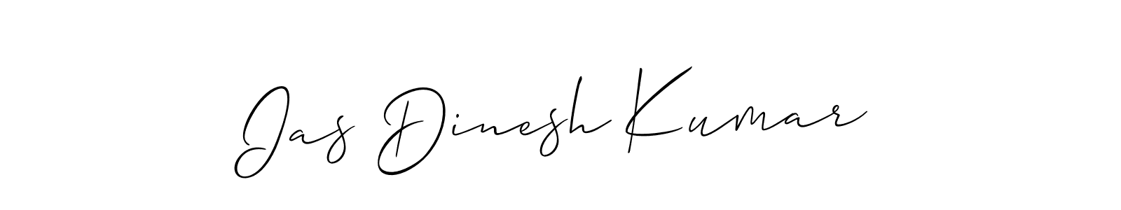 It looks lik you need a new signature style for name Ias Dinesh Kumar. Design unique handwritten (Allison_Script) signature with our free signature maker in just a few clicks. Ias Dinesh Kumar signature style 2 images and pictures png