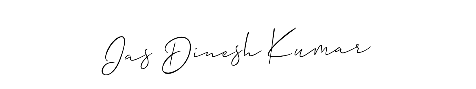 It looks lik you need a new signature style for name Ias Dinesh Kumar. Design unique handwritten (Allison_Script) signature with our free signature maker in just a few clicks. Ias Dinesh Kumar signature style 2 images and pictures png