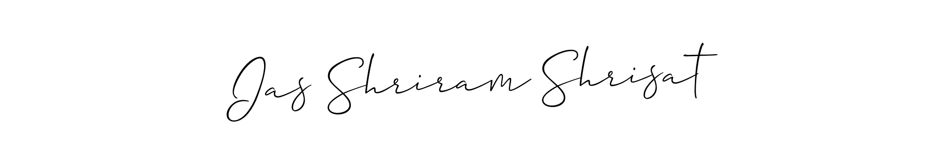 Make a beautiful signature design for name Ias Shriram Shrisat. Use this online signature maker to create a handwritten signature for free. Ias Shriram Shrisat signature style 2 images and pictures png