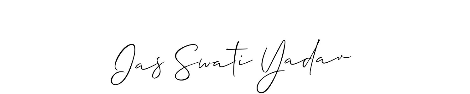 You can use this online signature creator to create a handwritten signature for the name Ias Swati Yadav. This is the best online autograph maker. Ias Swati Yadav signature style 2 images and pictures png