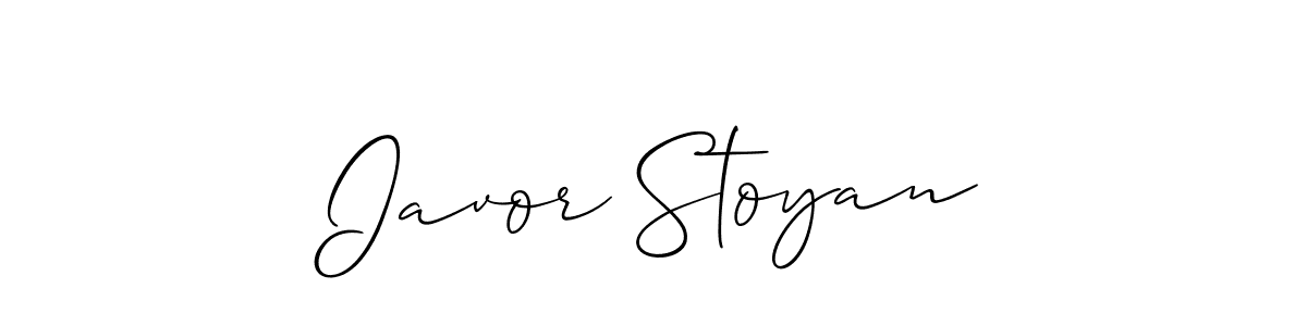 Once you've used our free online signature maker to create your best signature Allison_Script style, it's time to enjoy all of the benefits that Iavor Stoyan name signing documents. Iavor Stoyan signature style 2 images and pictures png