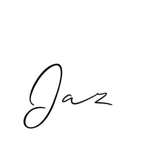 Design your own signature with our free online signature maker. With this signature software, you can create a handwritten (Allison_Script) signature for name Iaz. Iaz signature style 2 images and pictures png