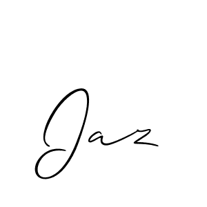How to make Iaz name signature. Use Allison_Script style for creating short signs online. This is the latest handwritten sign. Iaz signature style 2 images and pictures png